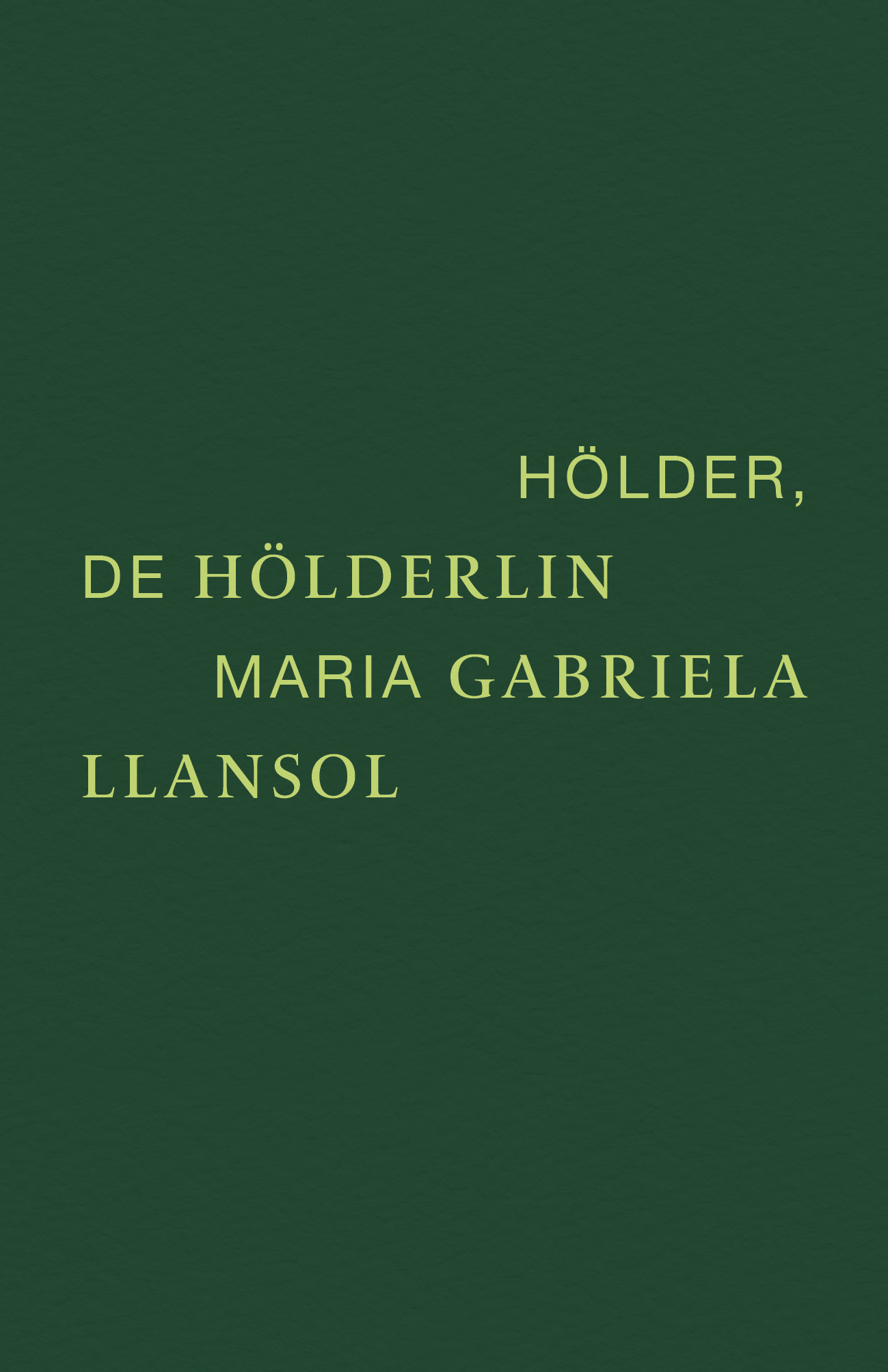 Hölder, de Hölderlin